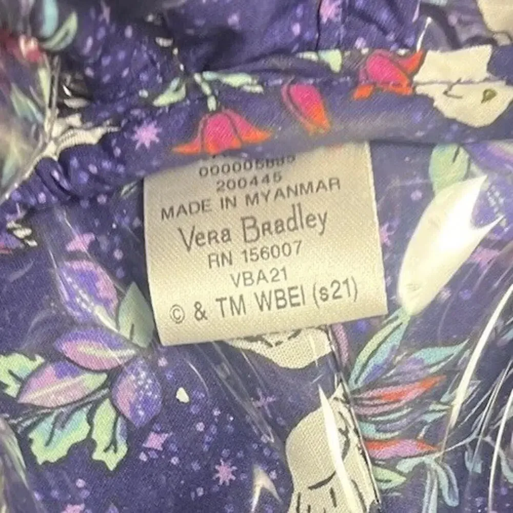 Vera Bradley HARRY POTTER FORBIDDEN FOREST Hedwig Cosmetic Clamshell Case NWOT